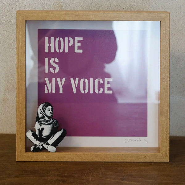 Hope in my voice (Stencil)