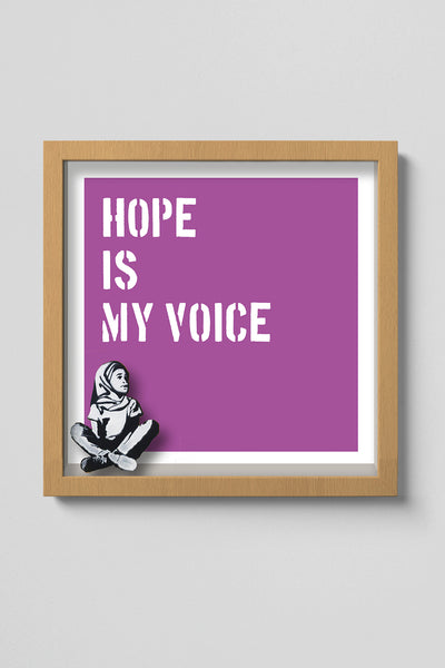 Hope in my voice (Stencil)