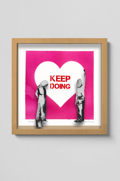 Keep doing (Stencil Art / Spray Painting)