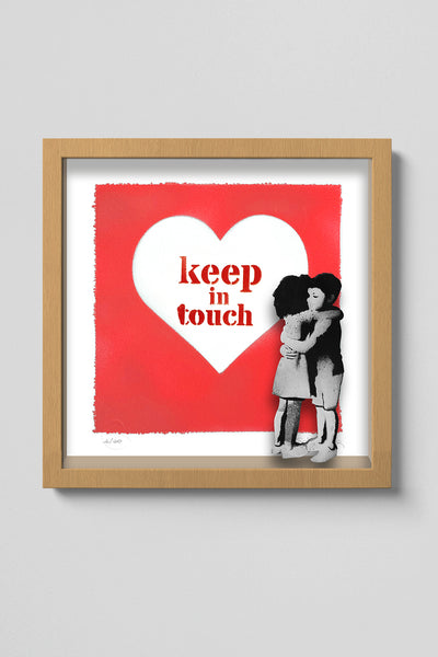 Keep in touch (Stencil Art / Spray Painting)