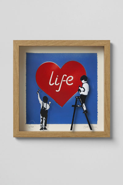 Life (Stencil Art / Spray Painting)