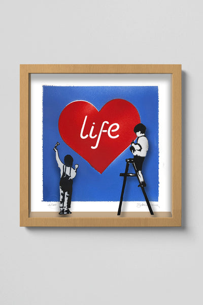 Life (Stencil Art / Spray Painting)