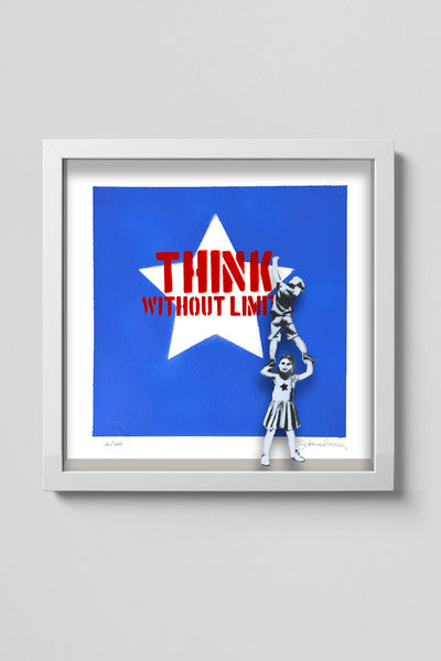 Think without limits (Stencil Art / Spray Painting)