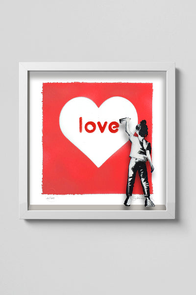 Love v.2 (Stencil Art / Spray Painting)
