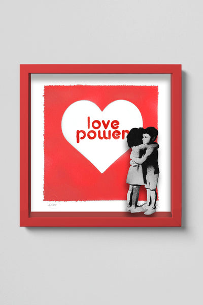 Love power (Stencil Art / Spray Painting)