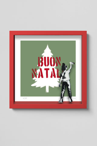 Buon Natale (Stencil Art / Spray Painting)