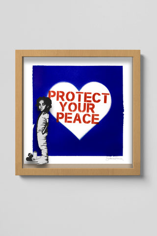 Protect your peace (Stencil Art / Spray Painting)