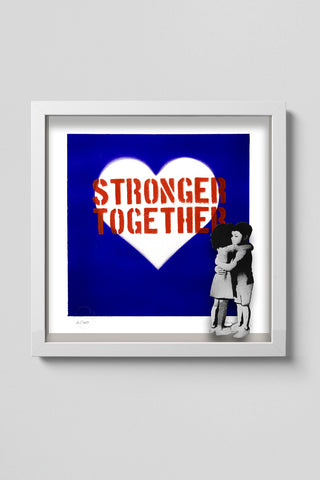 Stronger together (Stencil Art / Spray Painting)