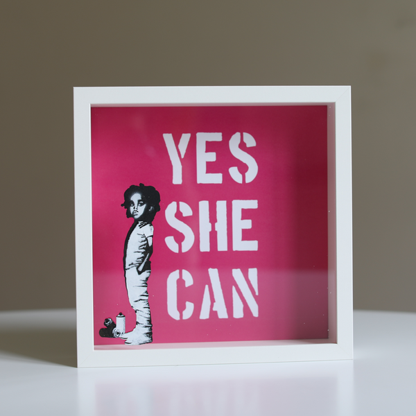 Yes She Can (Stencil)