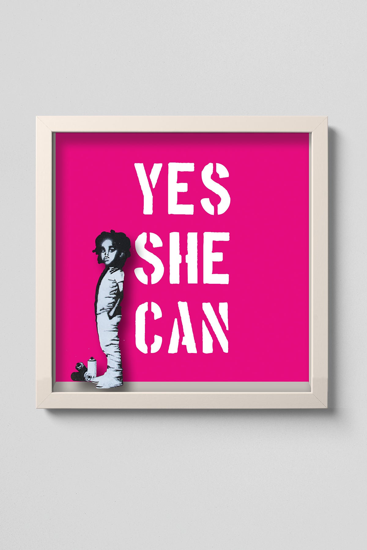 Yes She Can (Stencil)