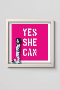 Yes She Can (Stencil)