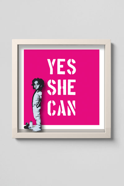 Yes She Can (Stencil)