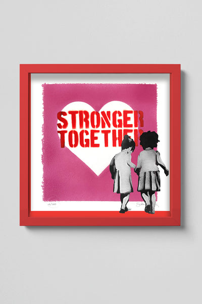 Stronger Together (Stencil Art / Spray Painting)