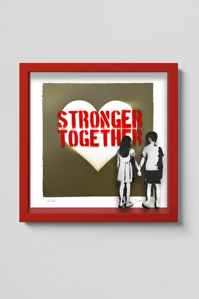 Stronger together (Stencil Art / Spray Painting)