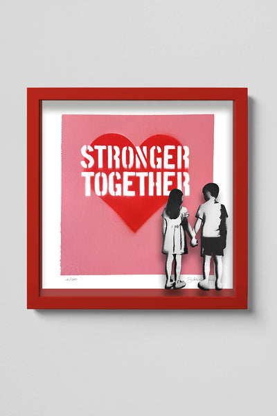 Stronger together (Stencil Art / Spray Painting)