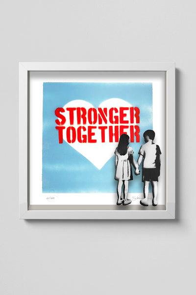 Stronger together (Stencil Art / Spray Painting)