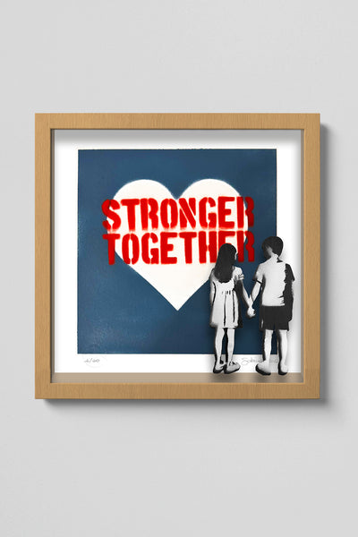Stronger together (Stencil Art / Spray Painting)