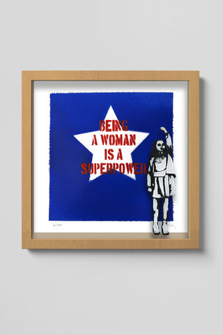 Women Superpower (Stencil Art / Spray Painting)