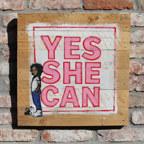 Yes She Can (Wood)